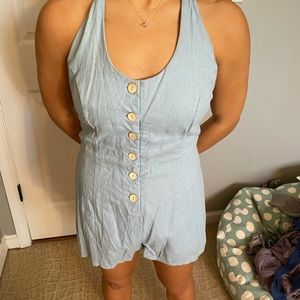Light blue romper
